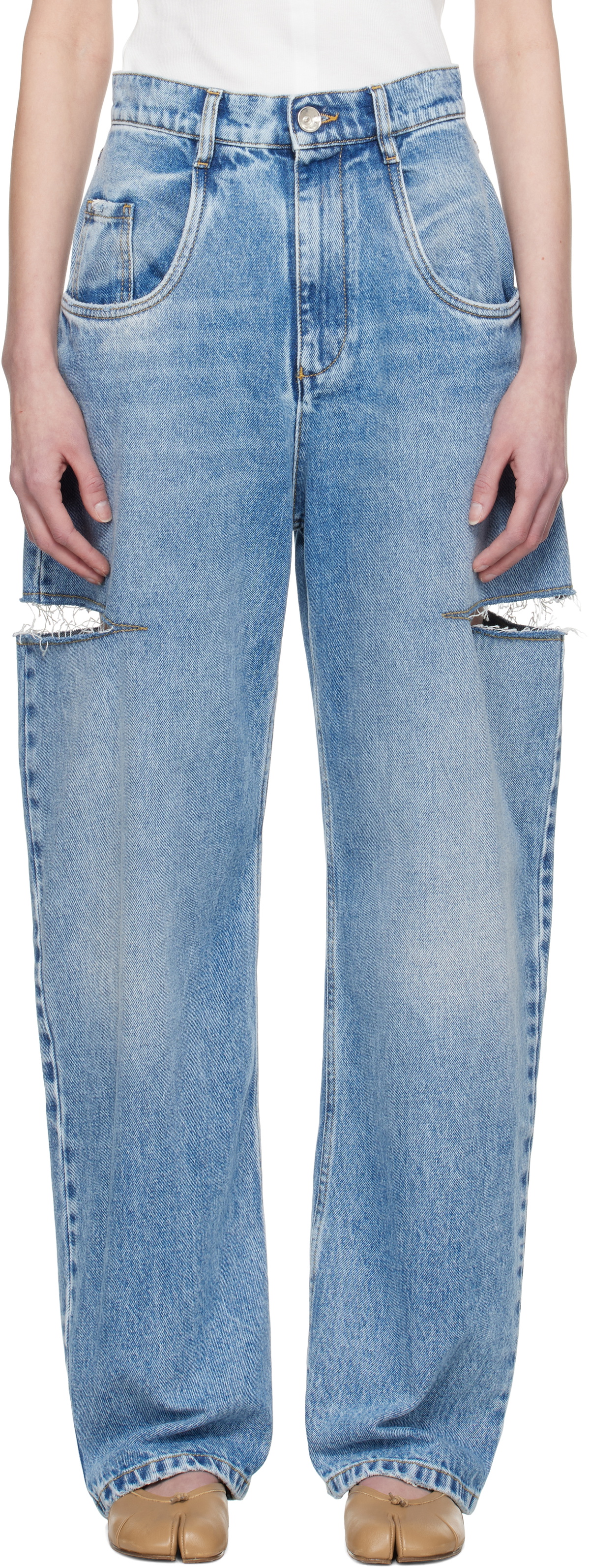 Maison Margiela Blue Slash Jeans