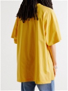 Balenciaga - The Simpsons Oversized Printed Cotton-Blend Jersey T-Shirt - Yellow