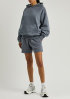Represent Owners Club Boyfriend Hooded Cotton Sweatshirt Blue