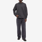 Margaret Howell Men's Fishermans Crew Knit in Storm Grey