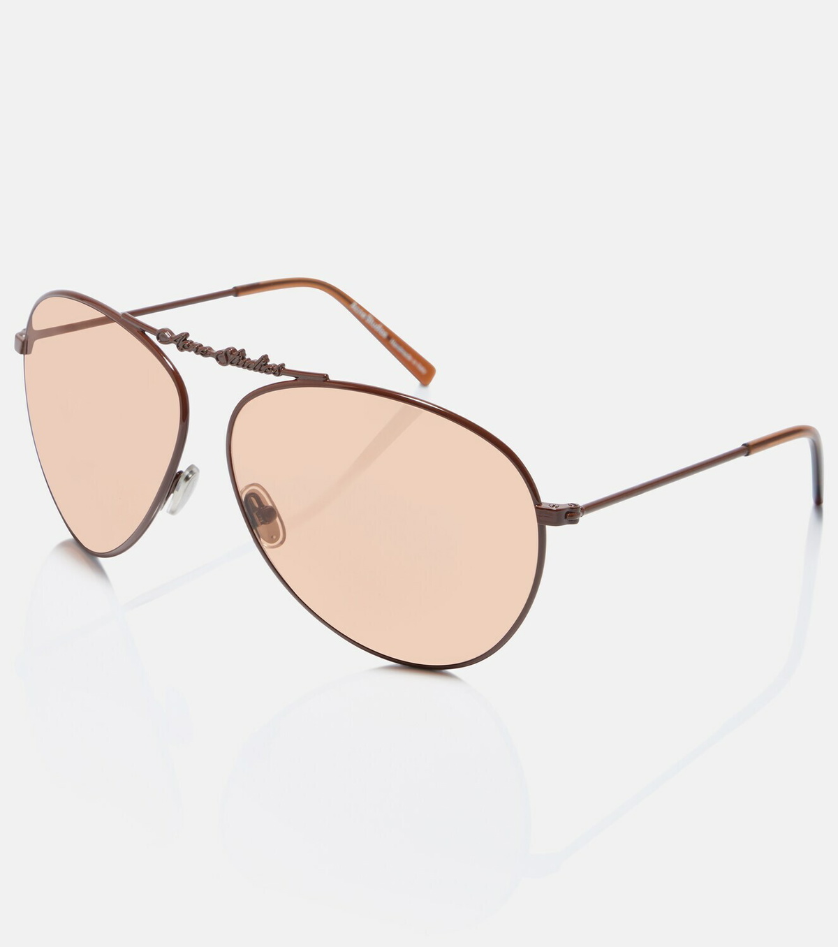 Acne Studios Logo aviator sunglasses