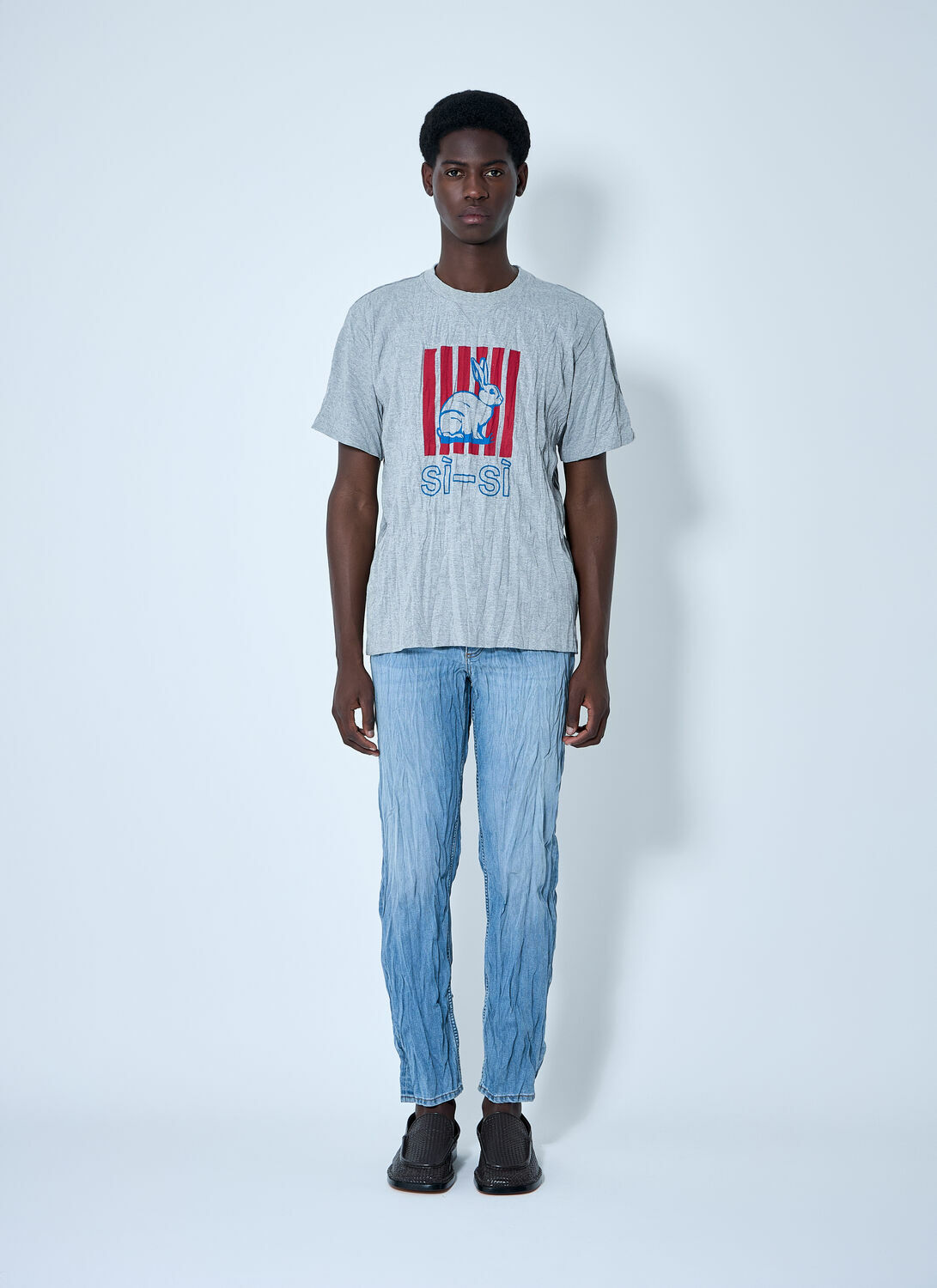 Bottega Veneta Crushed Jeans