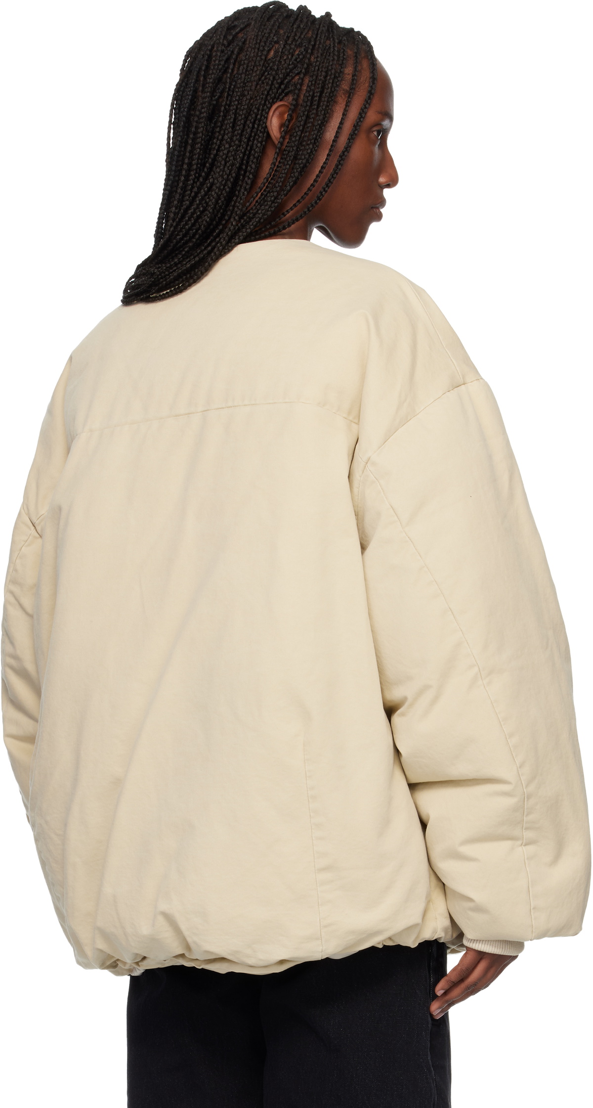 Entire Studios Off-White Pod Puffer Down Jacket