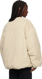 Entire Studios Off-White Pod Puffer Down Jacket