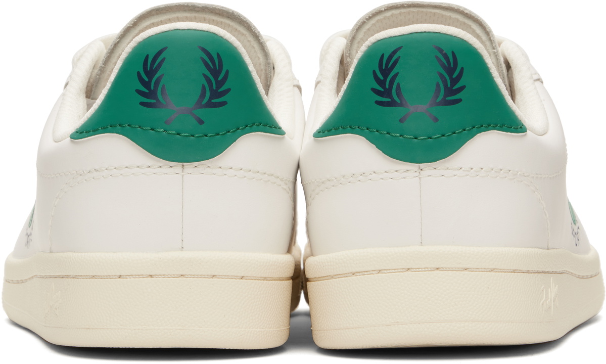 Fred Perry White B721 Leather Tennis Sneakers