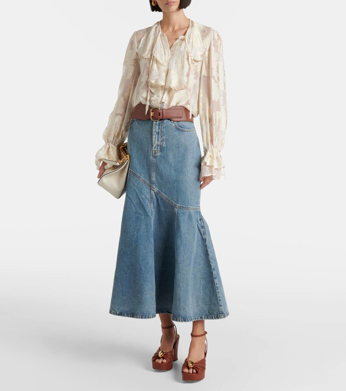 【Zimmermann】ILLUSTRATION DENIM MIDI DRESS デニム ミディ 1.4486ds251.ink.ink.jpg?