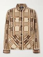 RRL - Checked Cotton-Jacquard Shirt - Brown