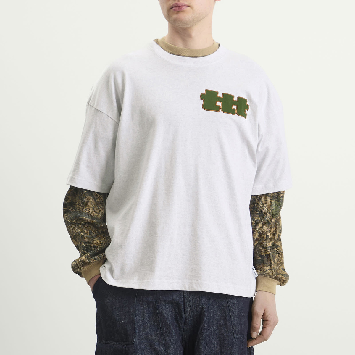 TTT MSW Men's Logo T-Shirt in Grey