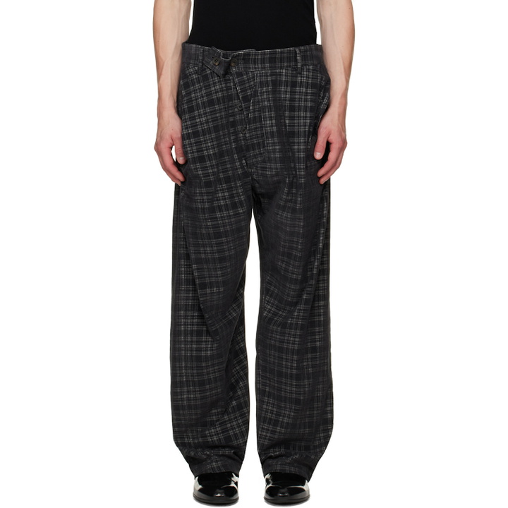 Photo: Vivienne Westwood Gray Straight Drunken Trousers