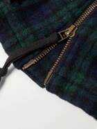 Greg Lauren - Brando Belted Checked Wool Jacket - Green