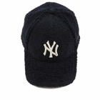 New Era New York Yankees Borg 9Forty Adjustable Cap in Navy 