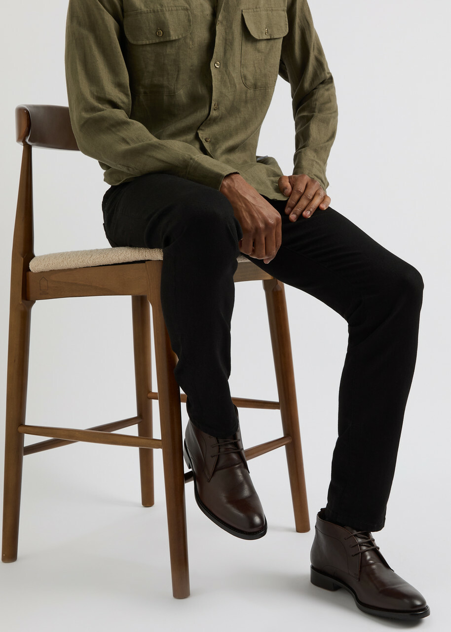 Oliver Sweeney Farleton Leather Desert Boots Brown