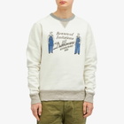Dubbleware Men's Imitations Sweatshirt in Ecru
