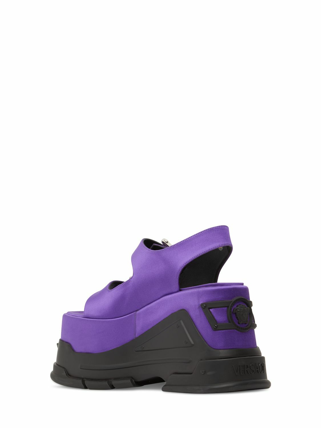 VERSACE - 120mm Satin Wedges