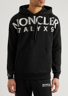 Moncler Genius 6 1017 Alyx 9SM Logo Hooded Jersey Sweatshirt Black
