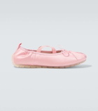 Simone Rocha Ballerina Grip pleated ballet flats