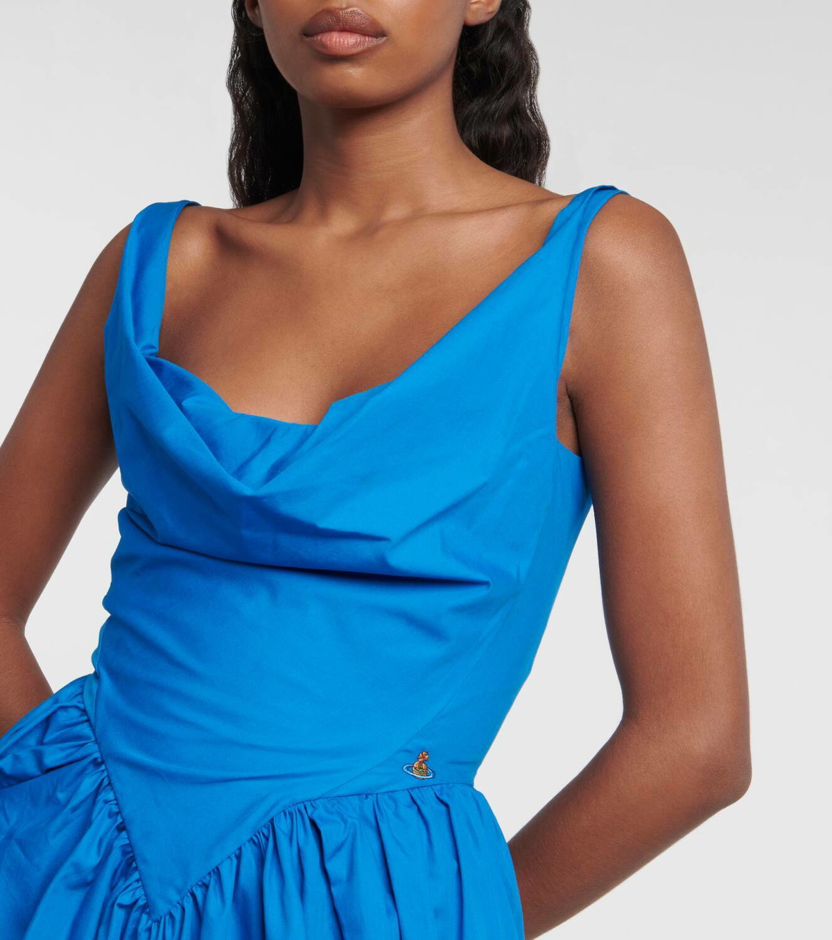 Vivienne Westwood Sunday cotton poplin midi dress Vivienne Westwood