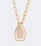 La DoubleJ Swinging Portal gold-plated necklace