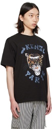 Kenzo Black Kenzo Paris Drawn T-Shirt