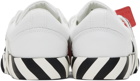 Off-White White & Black Vulcanized Low Sneakers