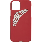 Heron Preston Red and White Logo iPhone 11 Case