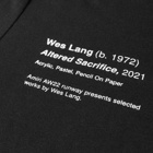 AMIRI Wes Lang Checker Skull T-Shirt in Black