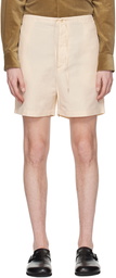 AURALEE Beige Finx Shorts