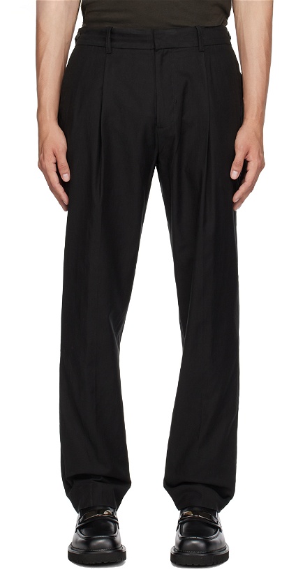 Photo: Vince Black Pleated Trousers