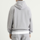 ANNIE HOOD Men's Inside Out College Zip Hoodie in Washed Grey