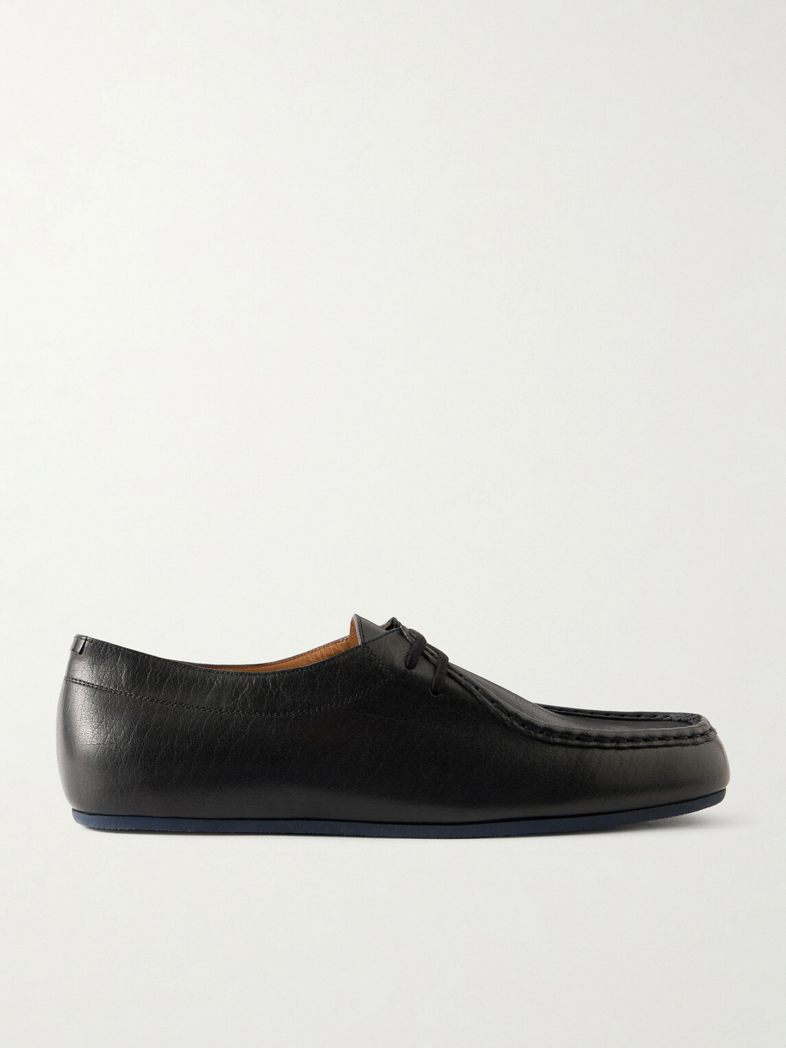 Jil Sander - Leather Derby Shoes - Black