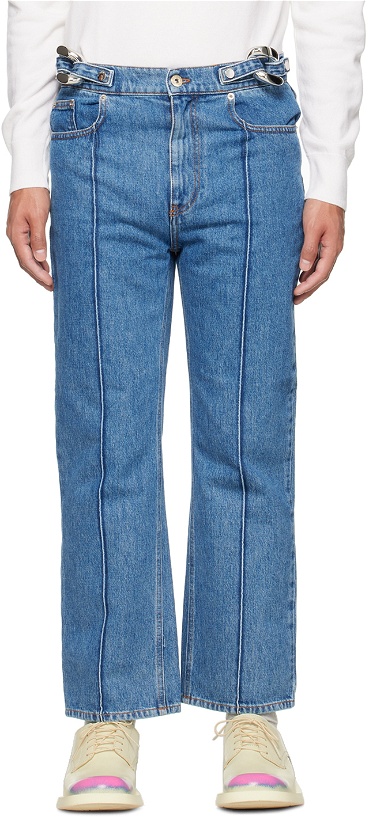 Photo: JW Anderson Blue Chain Link Jeans