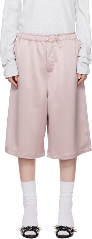 Photo: ABRA Pink Satin Shorts