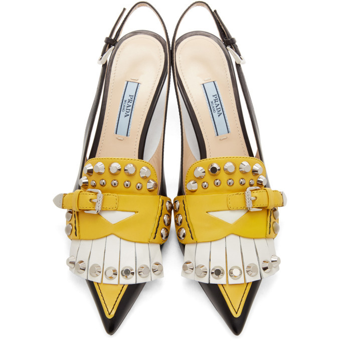 Prada 2025 studded heels