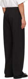 We11done Black Cross Chain Sweatpants