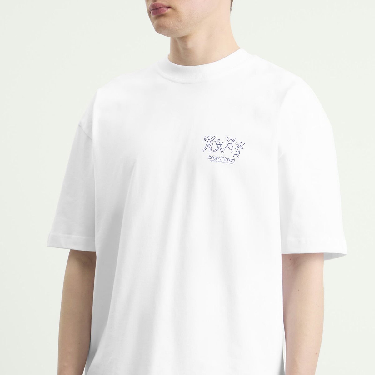 Bound Men's Dancing T-Shirt in White