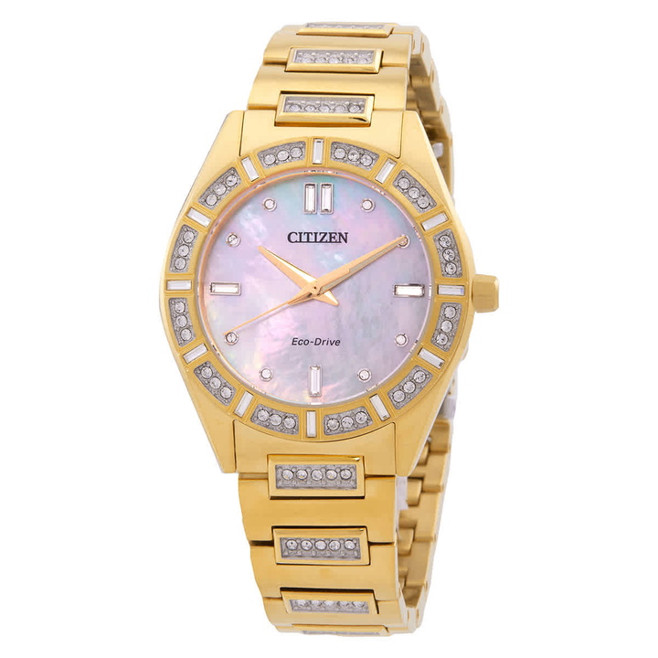 Photo: Citizen Silhouette Crystal Eco-Drive Ladies Watch EM1022-51D