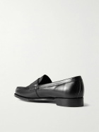 Drake's - Charles Leather Penny Loafers - Black