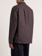 Margaret Howell - Half Zip-Up Cotton Shirt - Brown