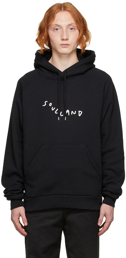 Photo: Soulland Black Marker Logo Hoodie