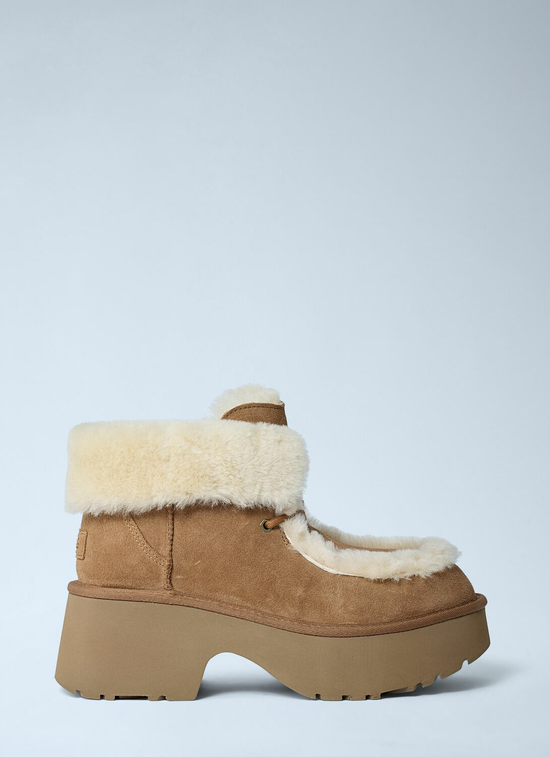 靴 UGG Esmee lace up boot UGG Esmee Suede Lace-Up Platform Boots | Anthropologie