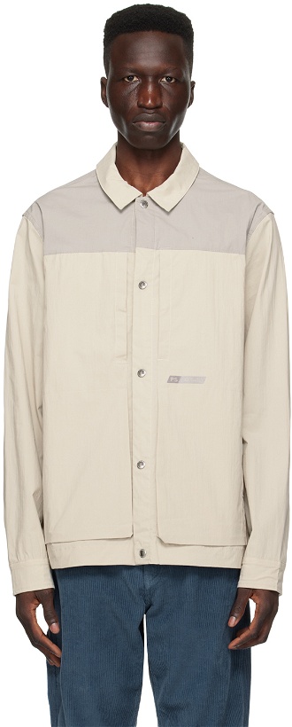 Photo: PS by Paul Smith Beige Contrast Shirt