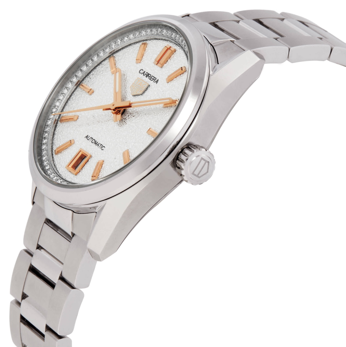 Tag Heuer Carrera Date GMT Automatic Grey Dial Ladies Watch WBN231B.BA0001