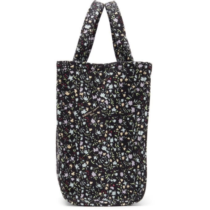 Marc Jacobs Black The Ditzy Floral Mini Traveler Tote Marc Jacobs