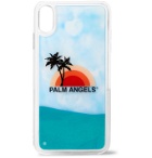 Palm Angels - Liquid Printed iPhone XS Case - White
