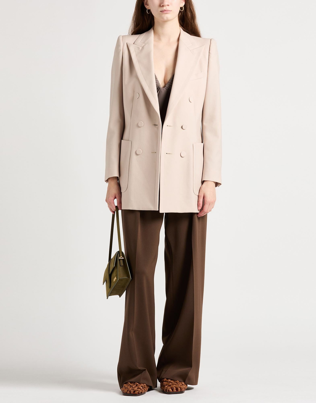 Dries Van Noten Womens Blazer in Beige