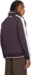 Casablanca Burgundy Quarter Zip Laurel Sweatshirt