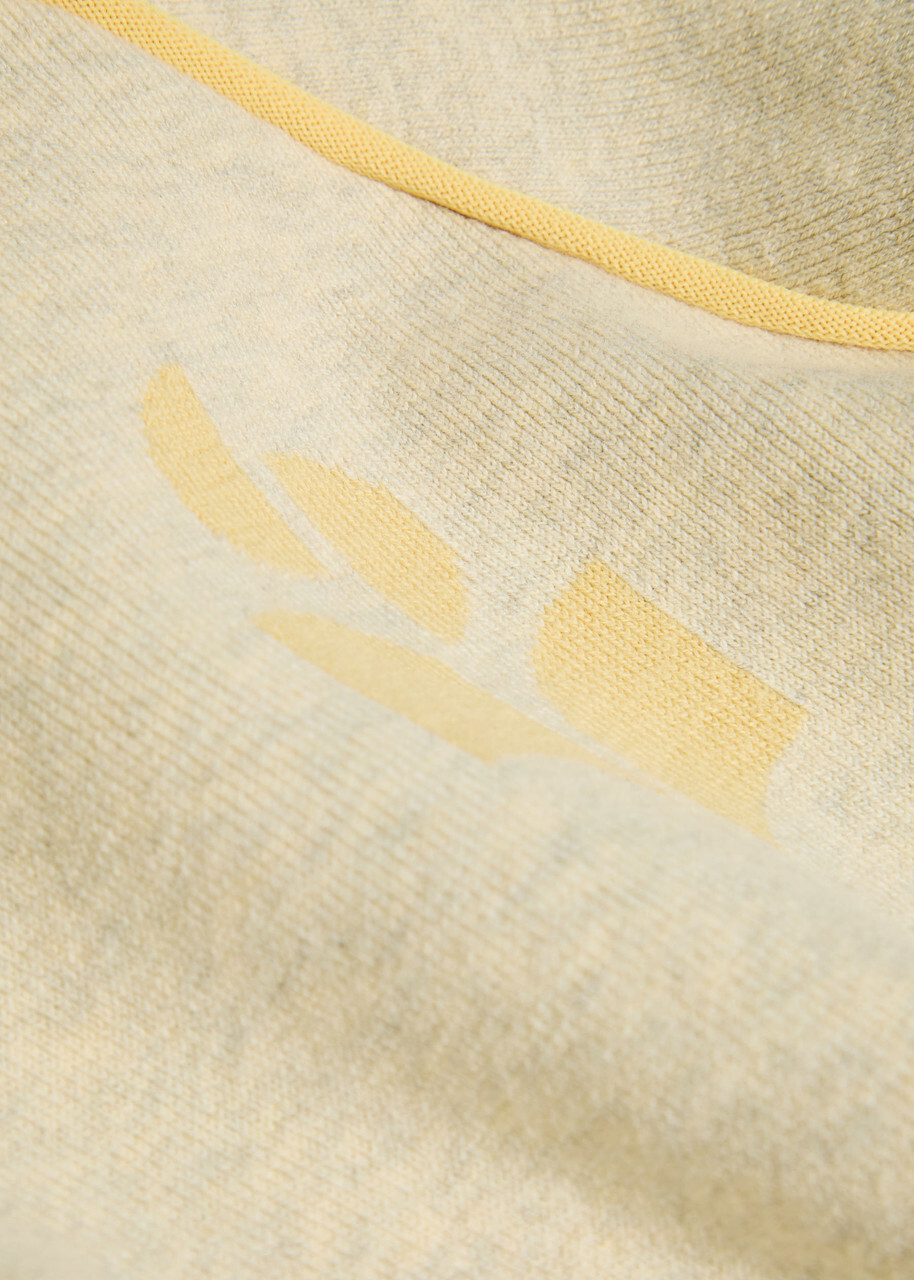 Isabel Marant étoile Loriby Logo Cotton-blend Jumper Light Grey