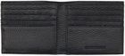 Emporio Armani Black Tumbled Leather Wallet