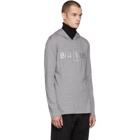 Balmain Grey Logo Hoodie