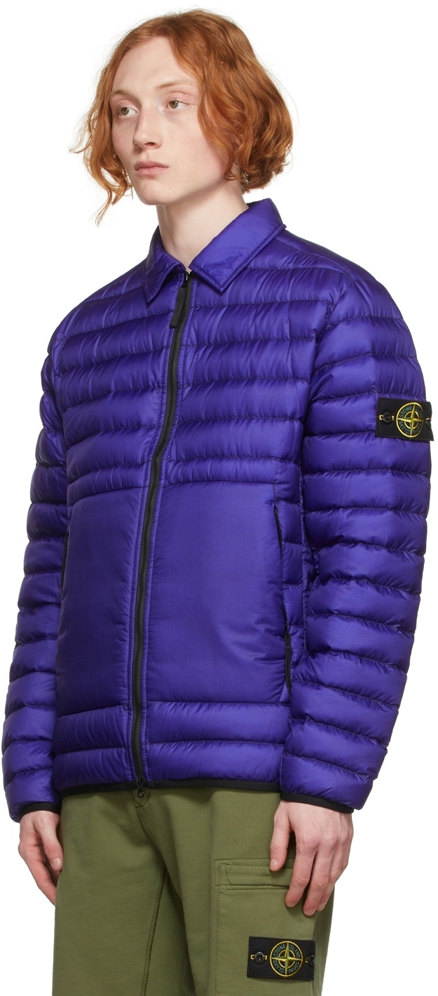 Stone Island Blue Down Bio-Based Jacket Stone Island